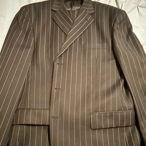 Black Pinstripe Suit 2 piece